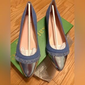 Kate Spade Washed Denim Nelly Flats